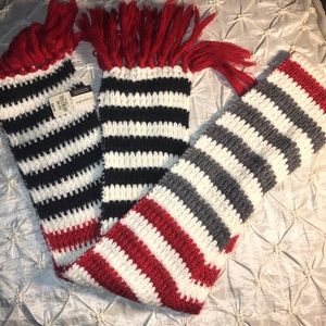 St. John’s bay red white and blue scarf